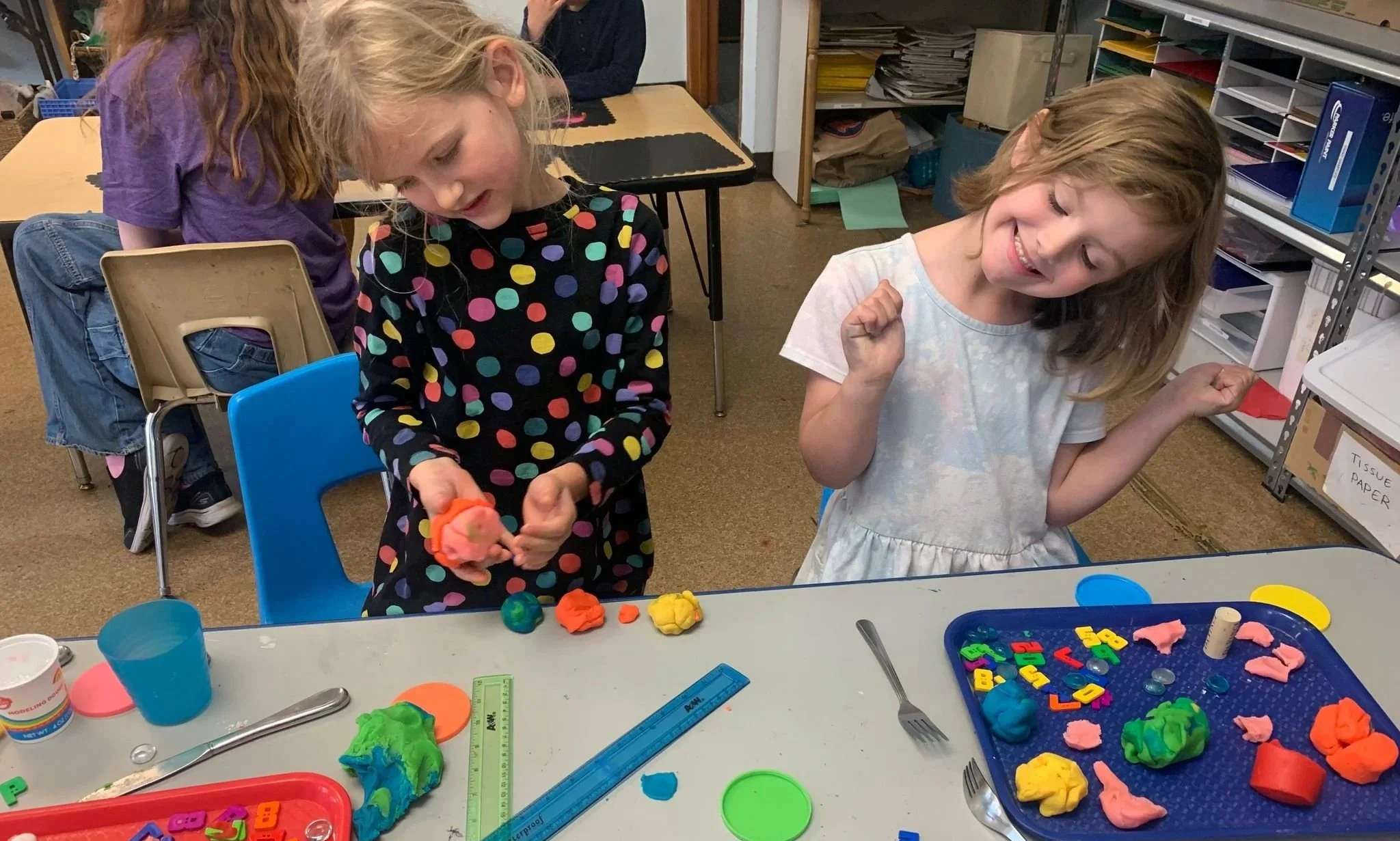 The joy of hands-on creation.