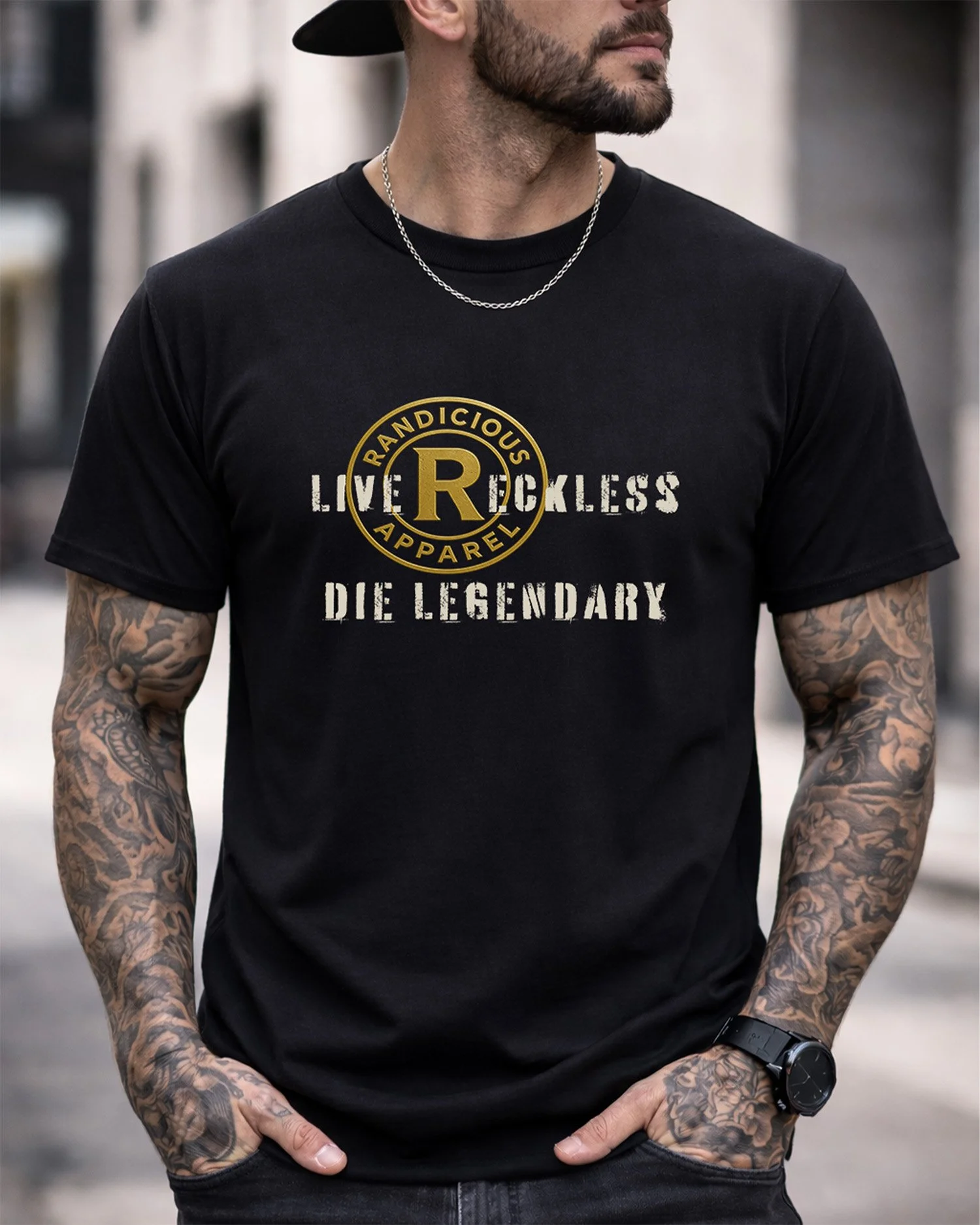 Live Reckless, Die Legendary Tee