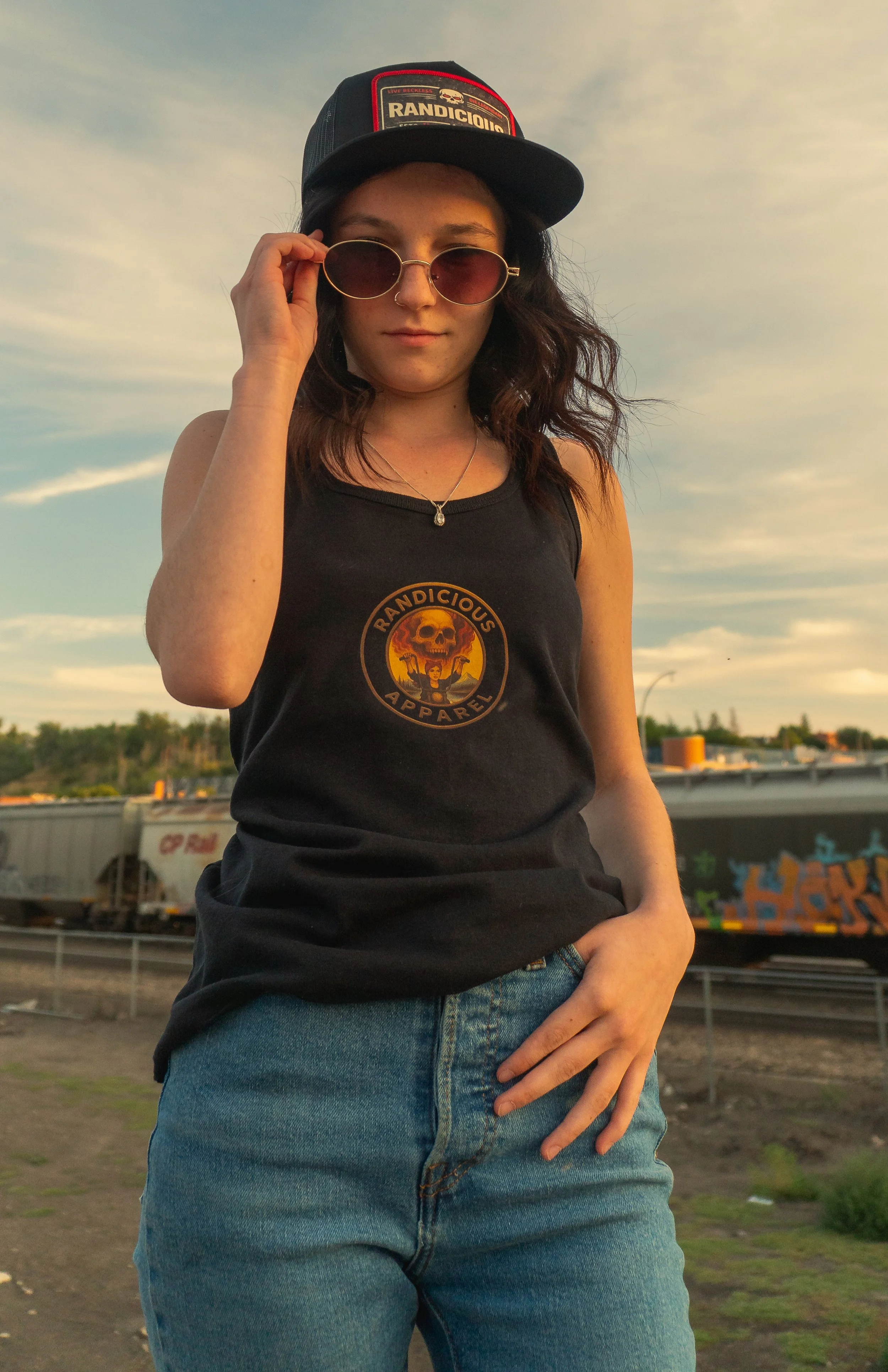 Skull Mountain Tank Top
