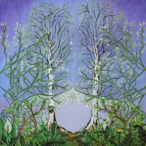 Spring - oil on panel 