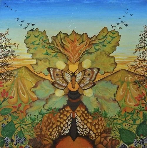 Autumn - oil on panel 