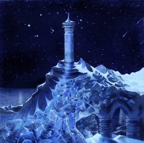 Winter - oil on panel 