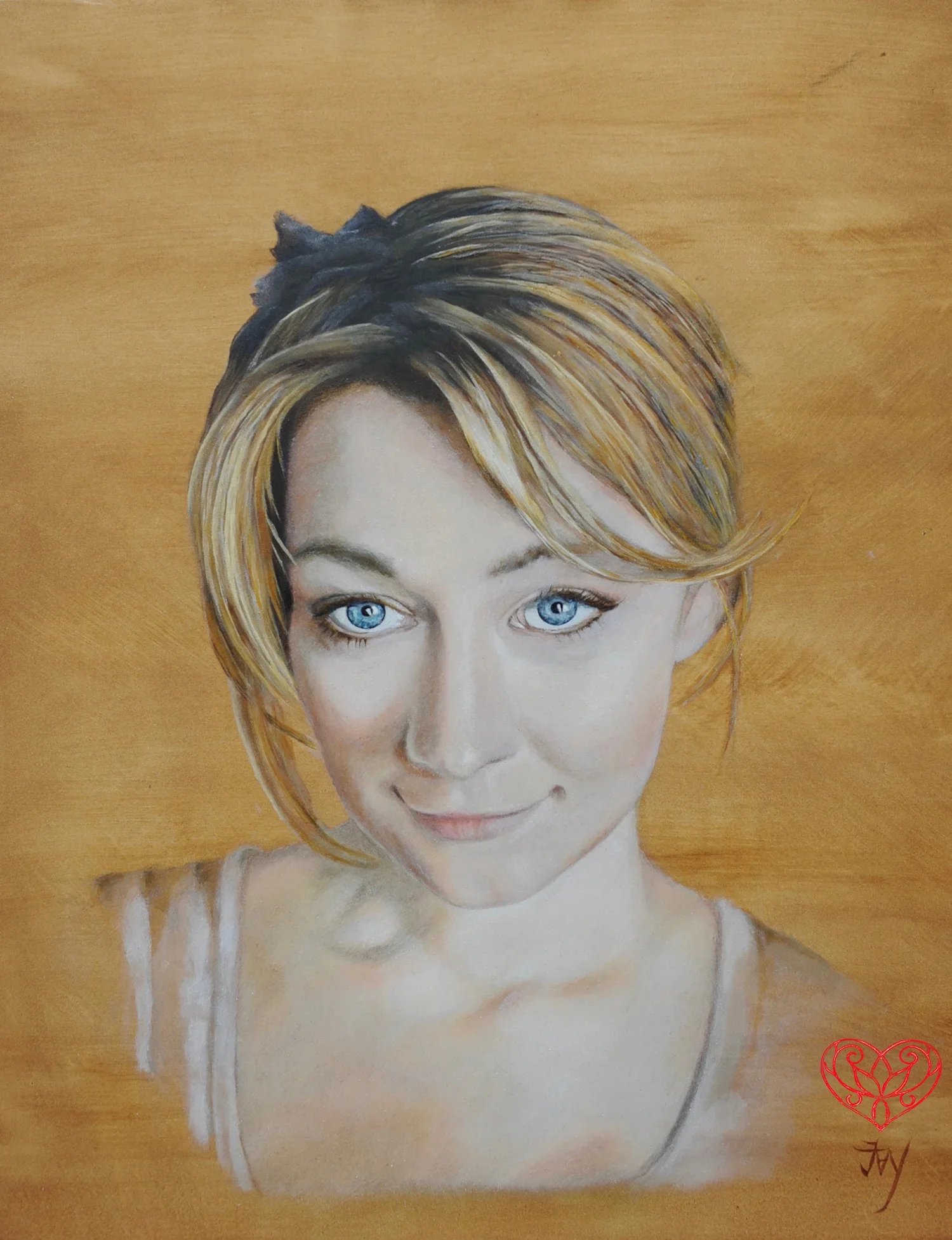 Portrait of a friend -

 oil on panel 