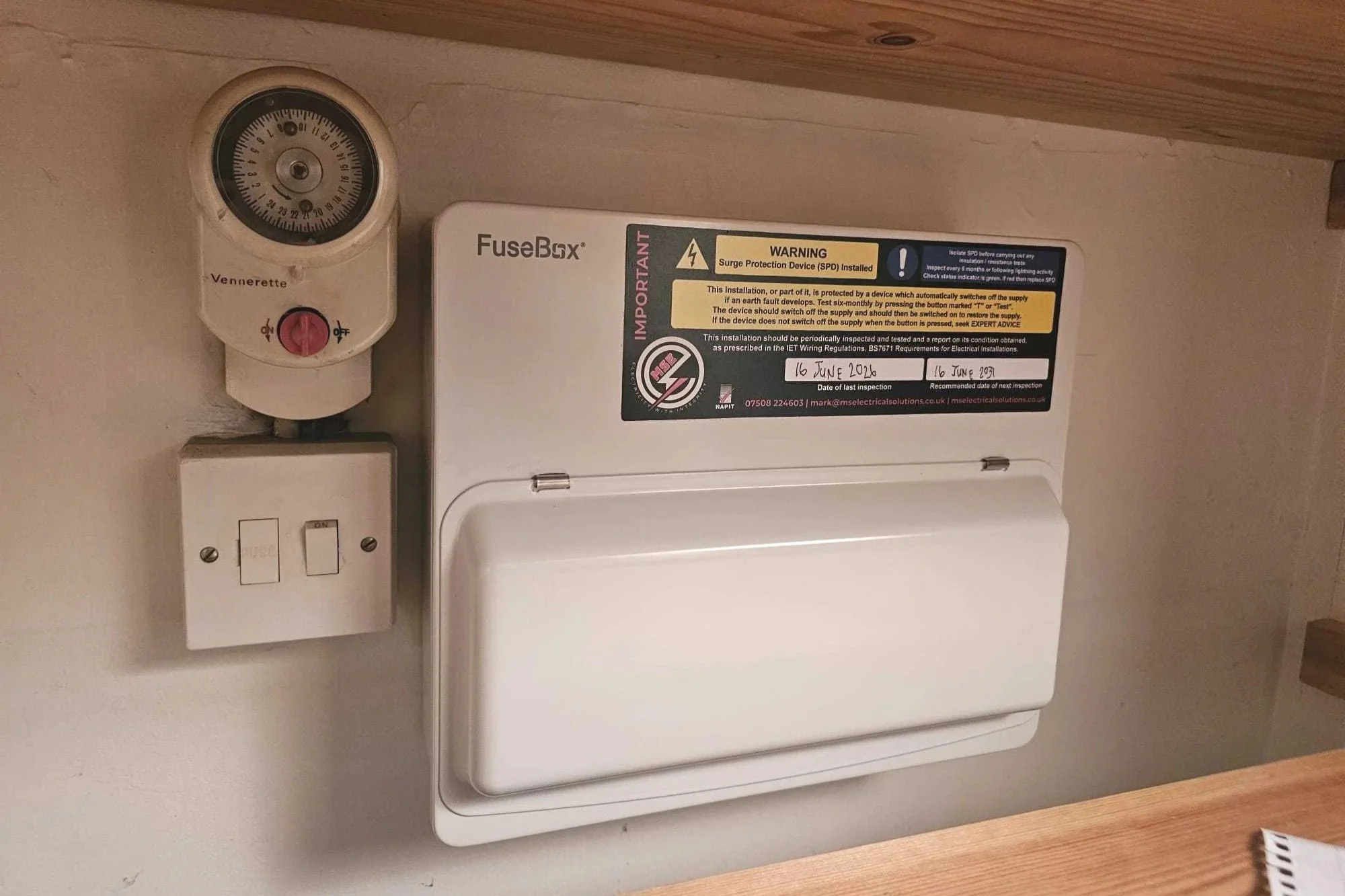 Consumer Unit Upgrade, Horley, MS Electrical Solutions