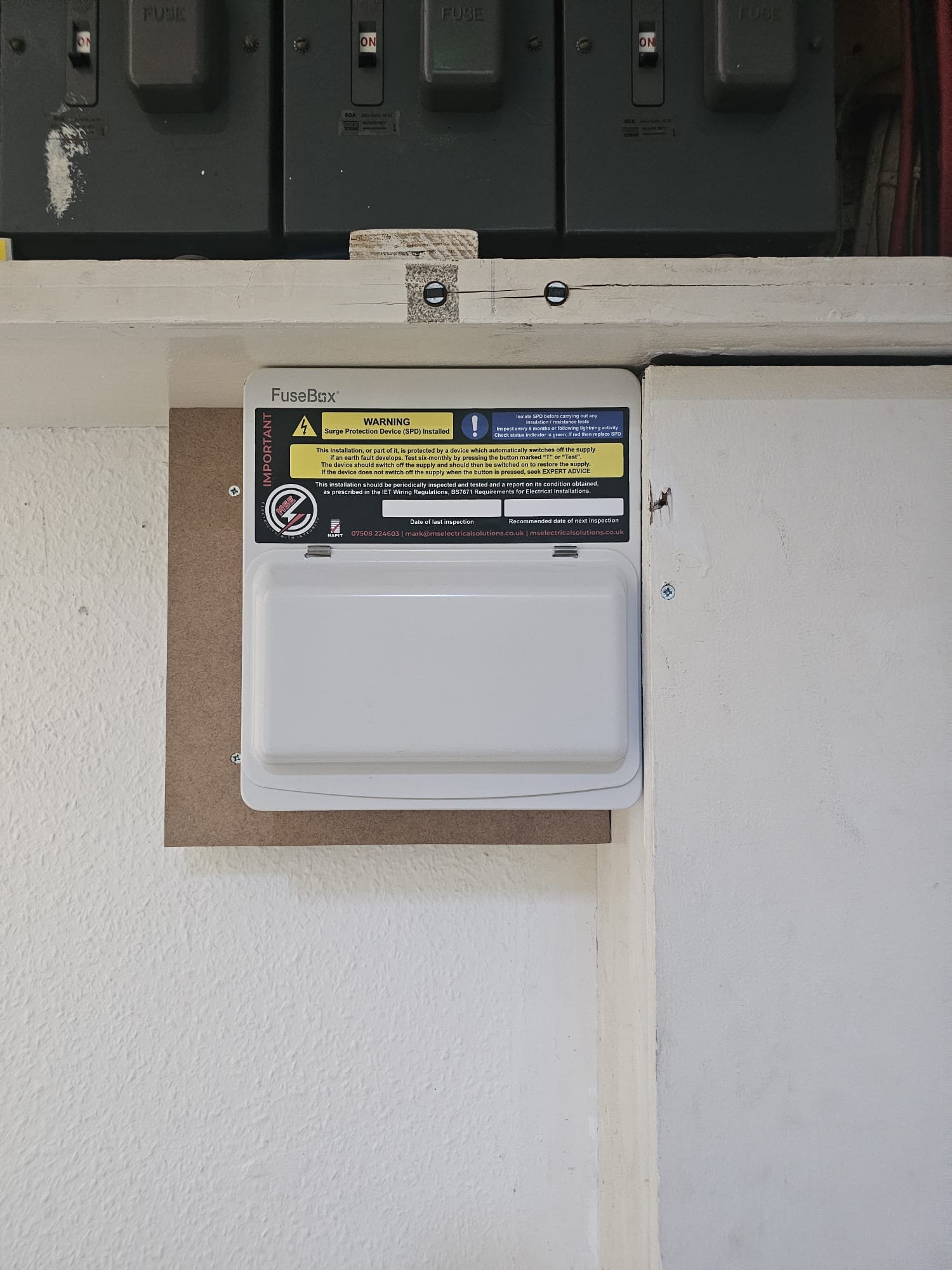 Consumer Unit Upgrade - Block of Flats, Reigate