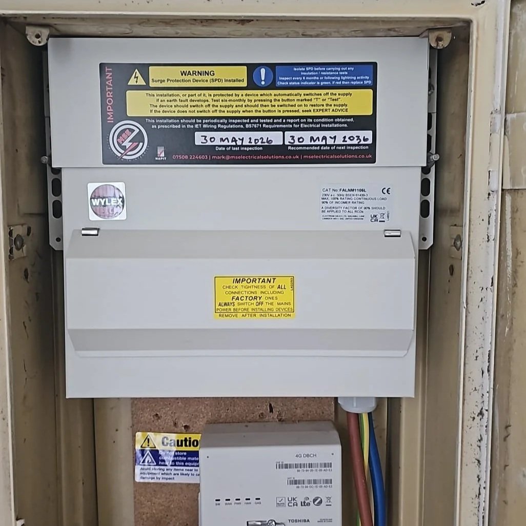 Fuse Board Installation and Replacement in Horley