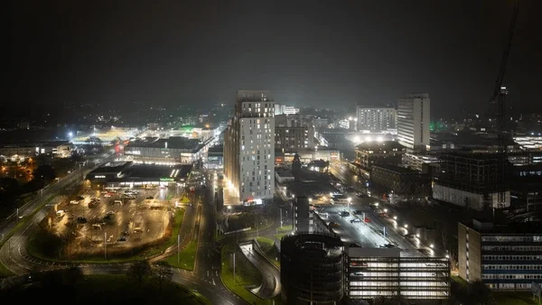 Crawley Town, Arial View