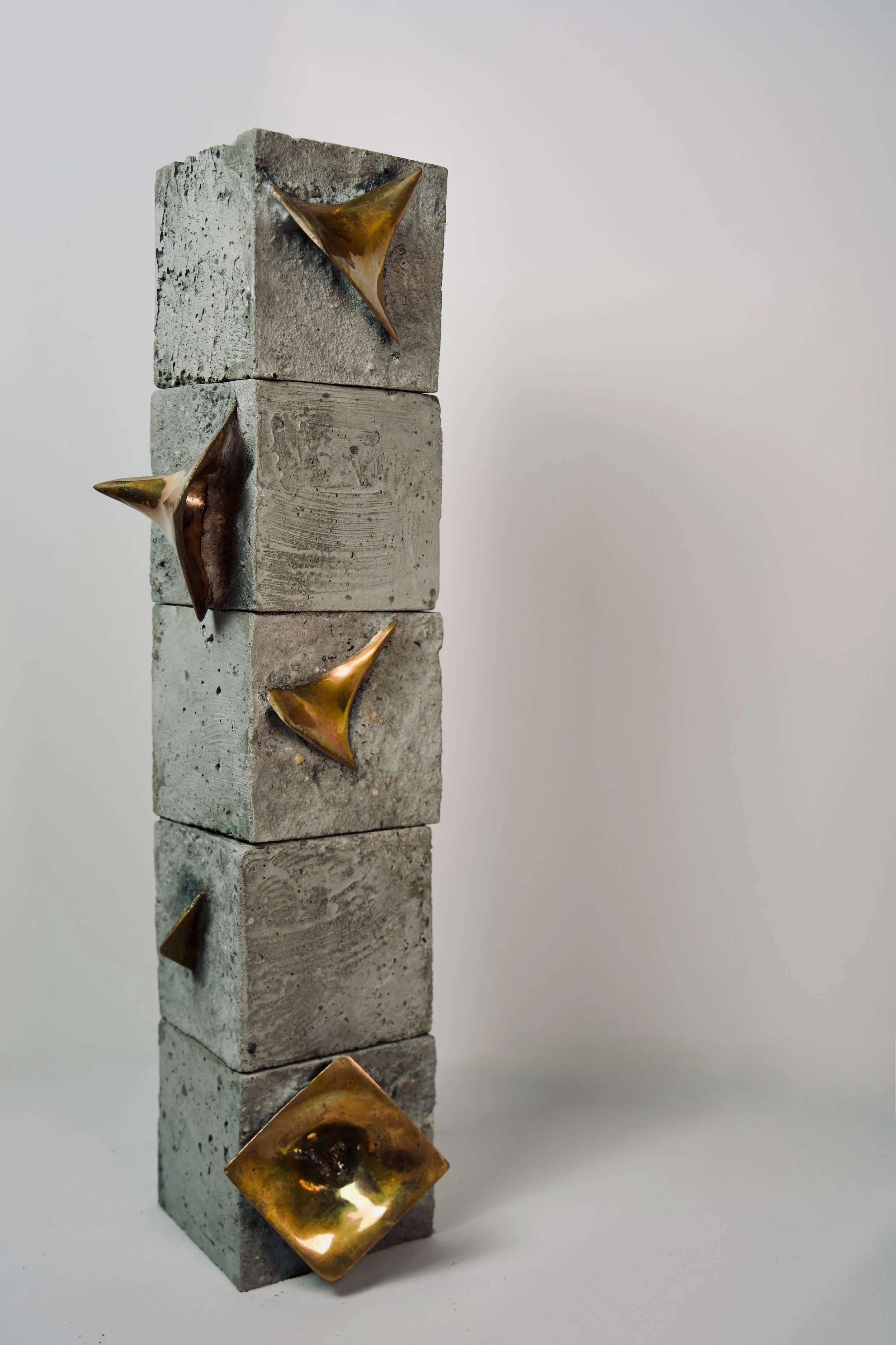 Impermanence - Bronze Submerged in Concrete