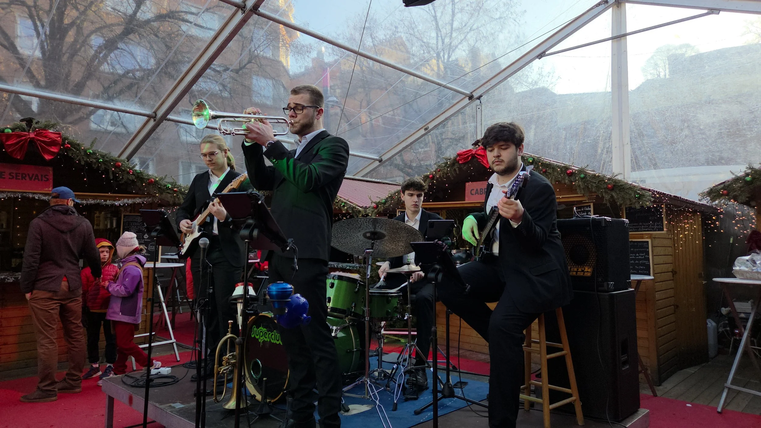 Prestation au Marché de Noël de Namur