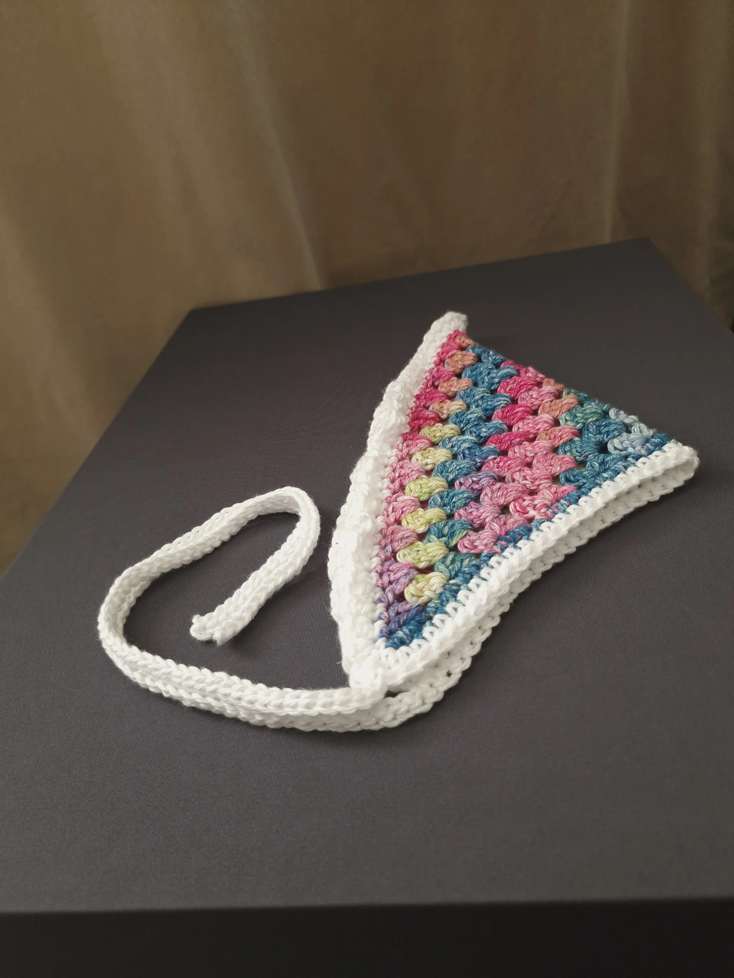 Vibrant Granny Stitch Crochet Bandana