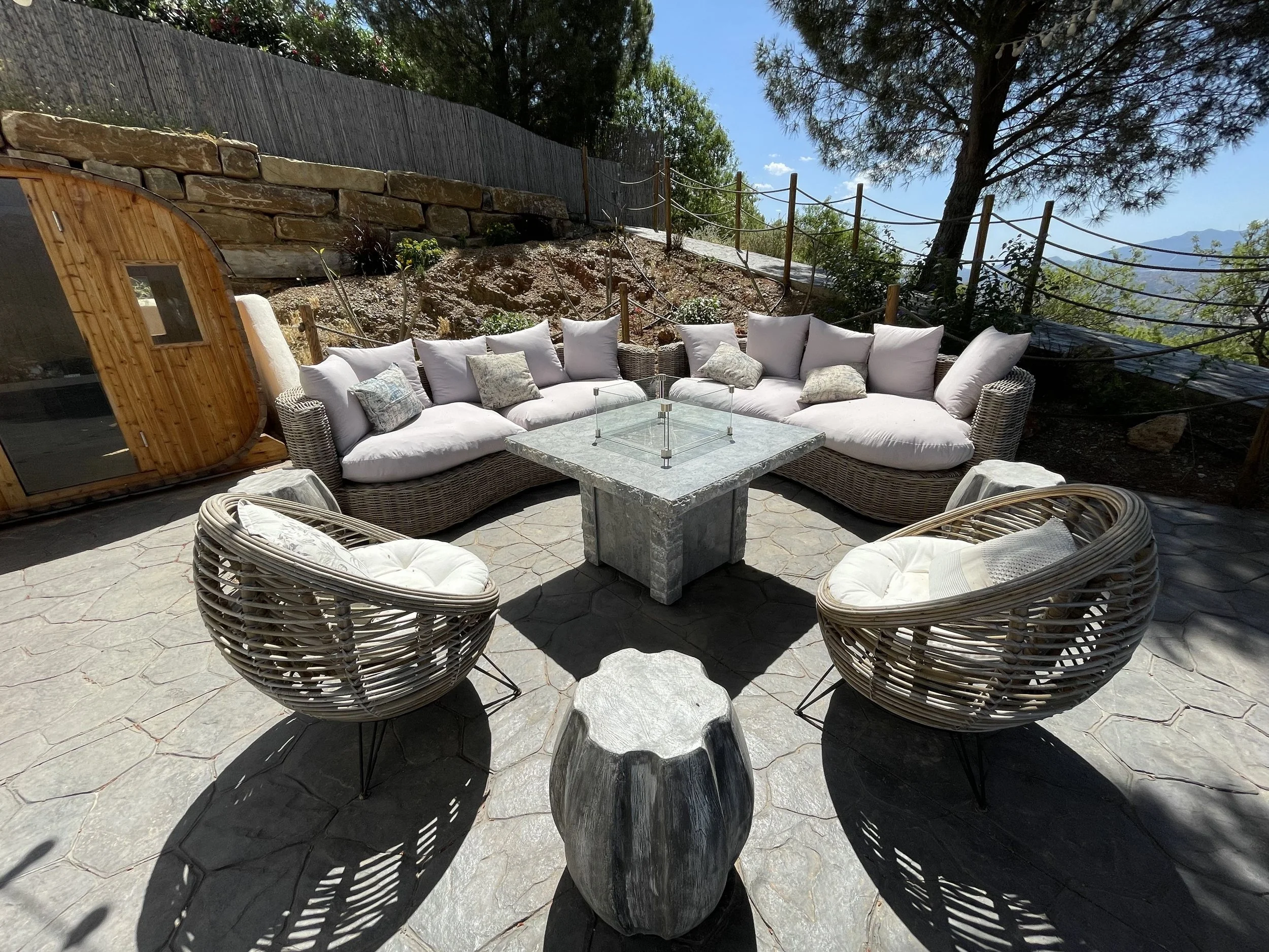 Buiten lounge