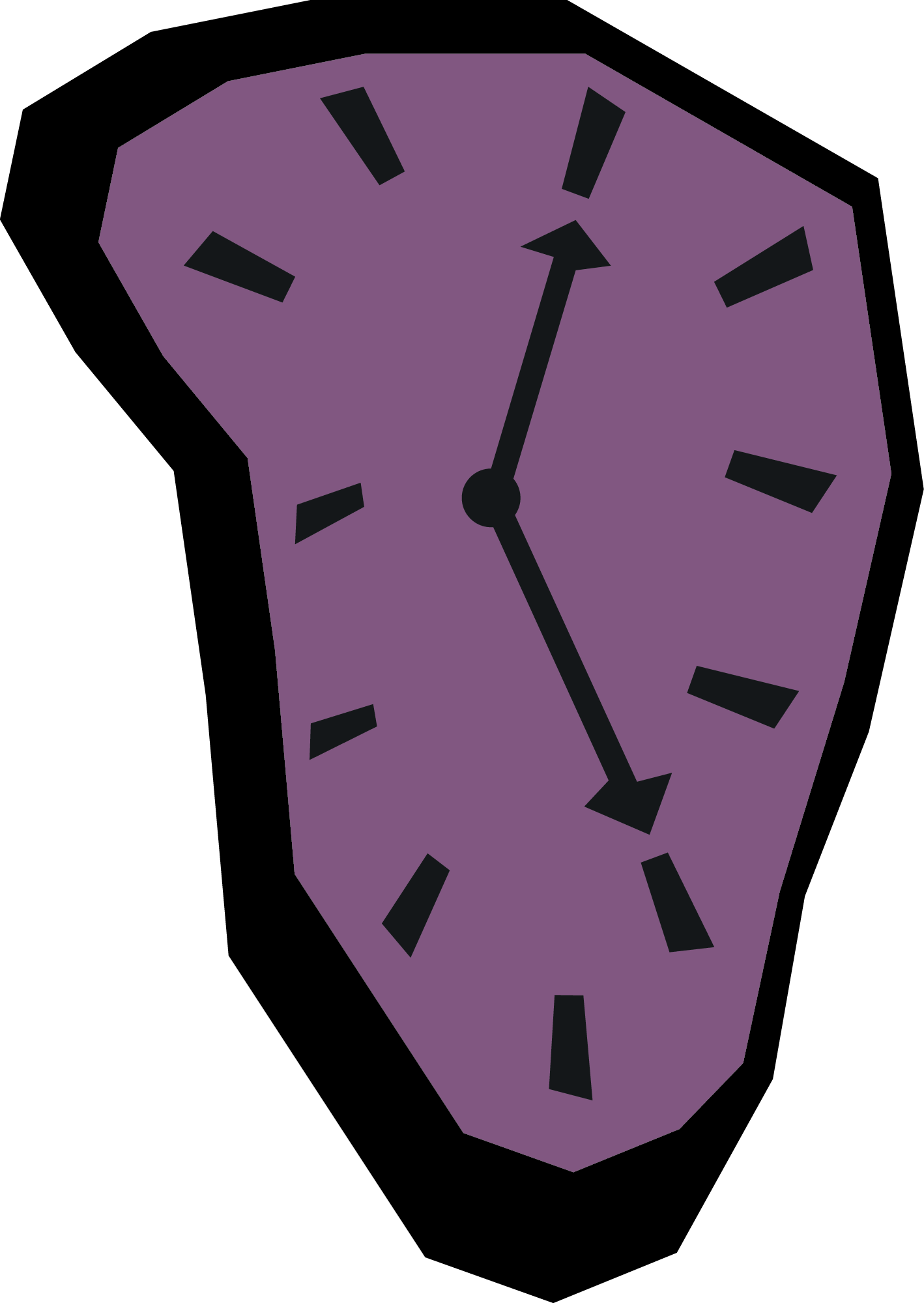 Graphic made by Nimble Thumbs of a clock
