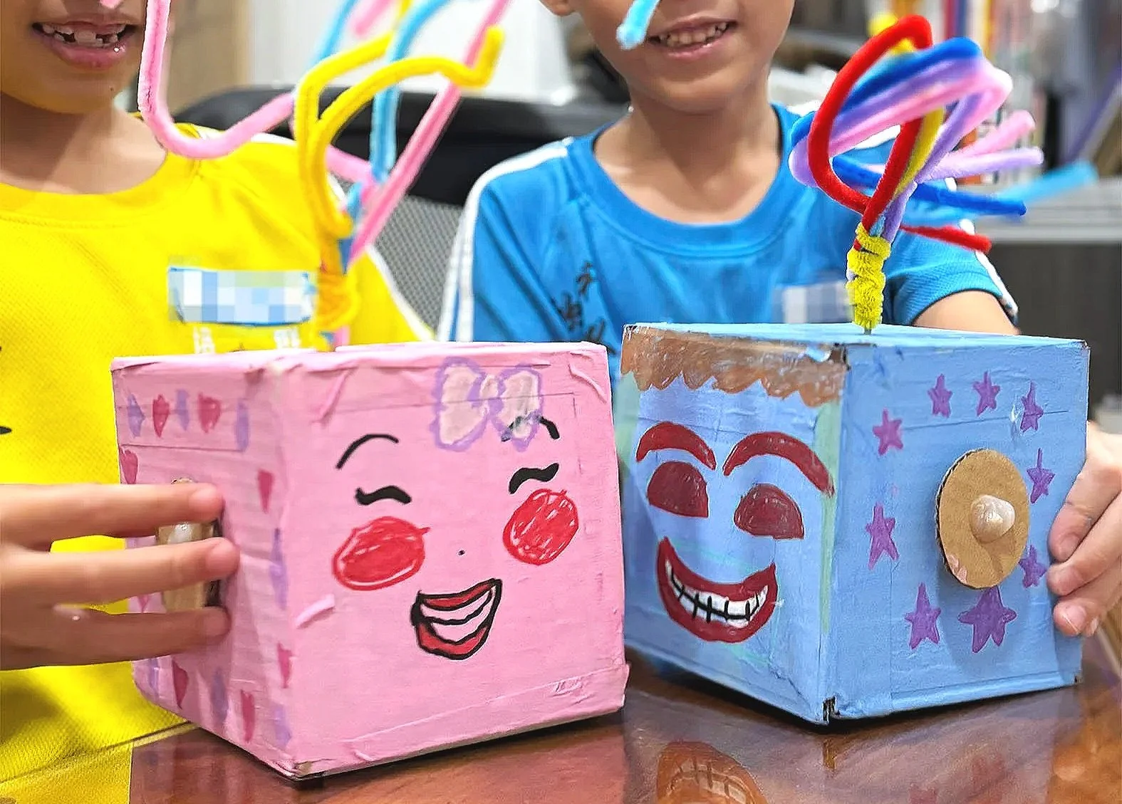 Automata robots made by kids