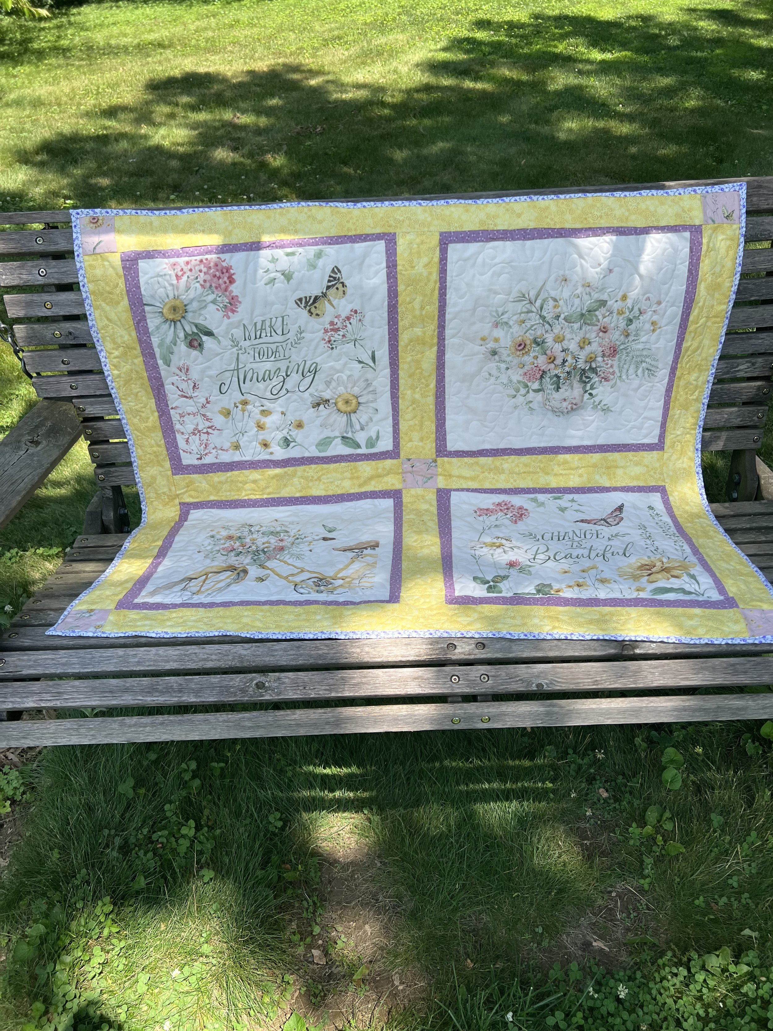 Make Today Amazing Lap Quilt