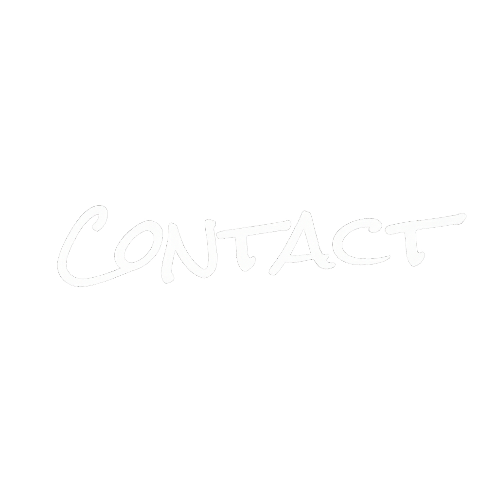 White handwritten-style text that says "CONTACT US" on a black background.