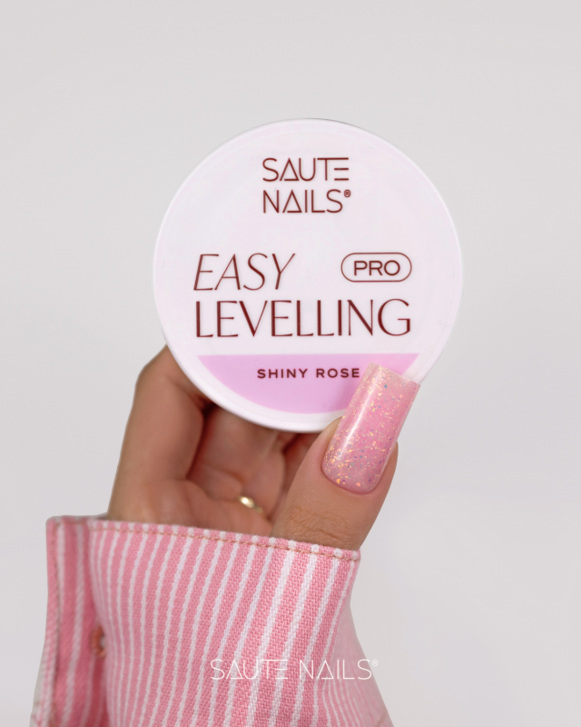 Gel costruttore easy Leveling PRO Shiny Rose - 50gr