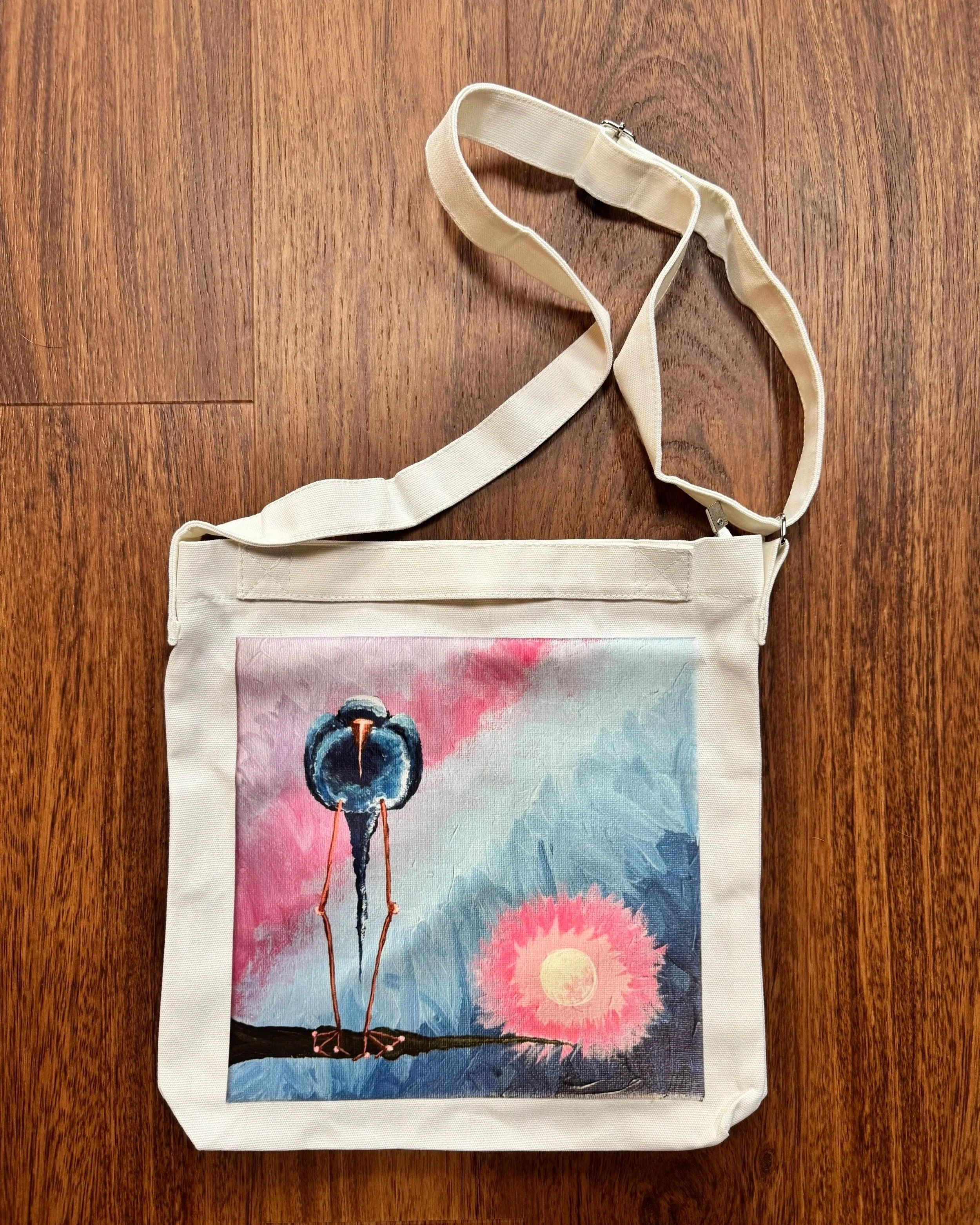 "berrybarry" large bag;
13" x 13";
$48.00