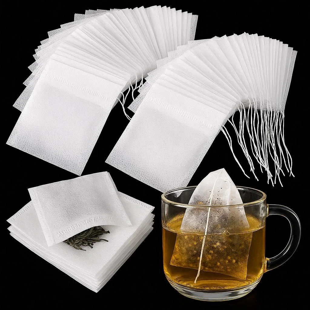 Tea Filters | 50 Disposable Drawstring Bags