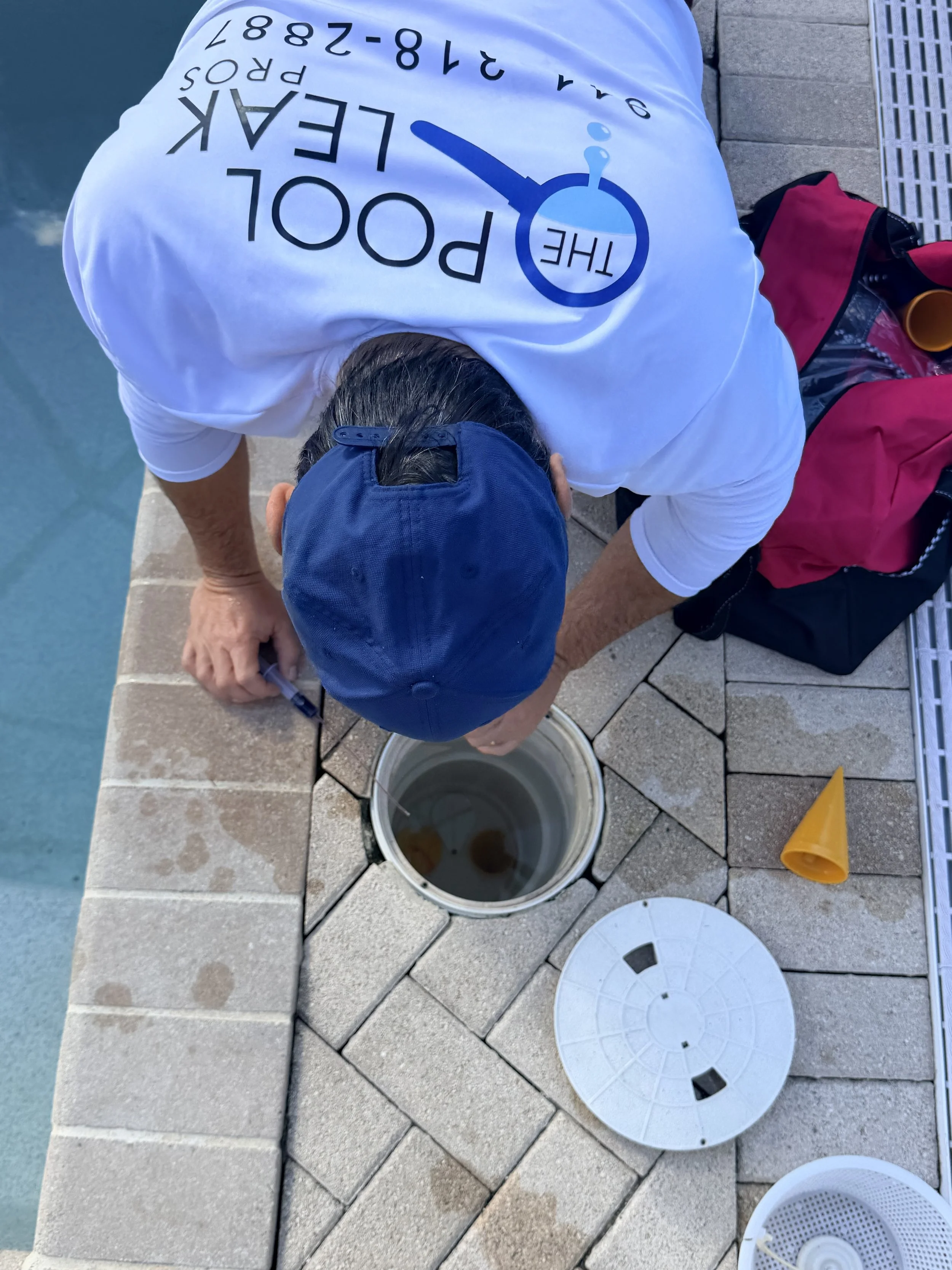 Pool Skimmer Leak - North Port, Florida