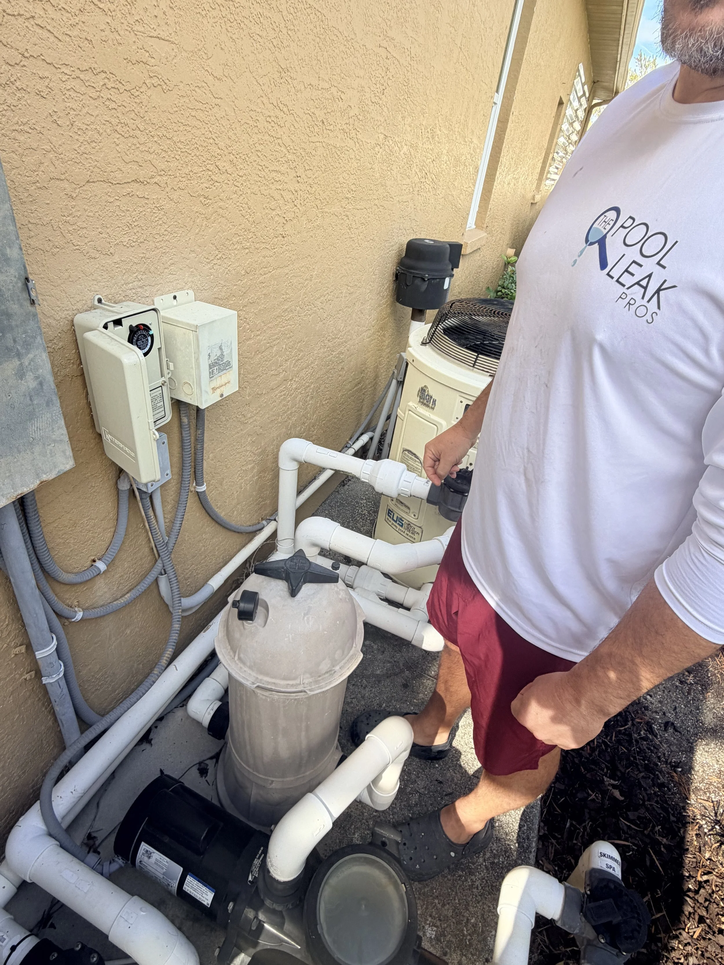 Equipment Pad Pipe Leak Repair – Venice, FL