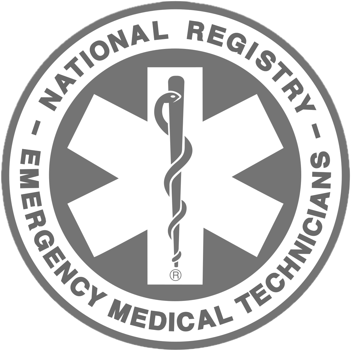 National Registry of Emergency Medical Technicians logo representing national paramedic certification