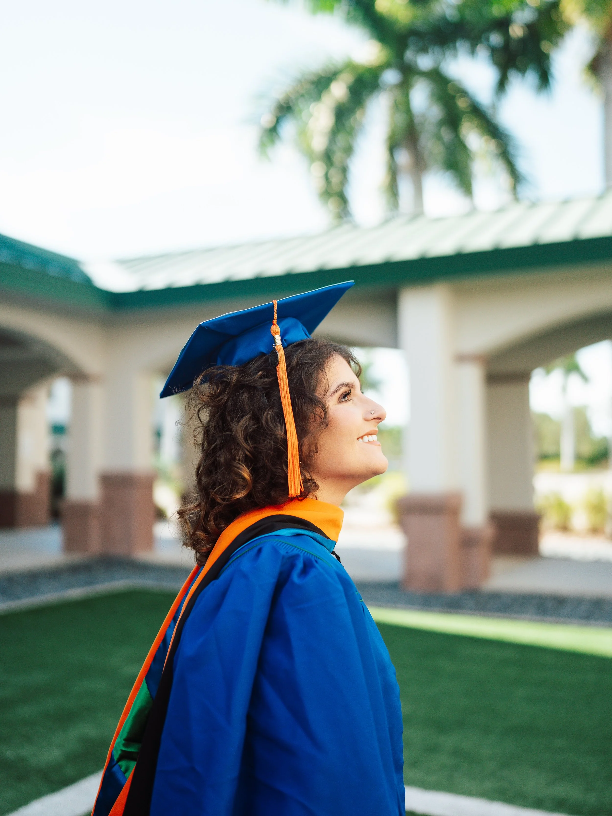 Image of Sky Santamaria in Master's Regalia