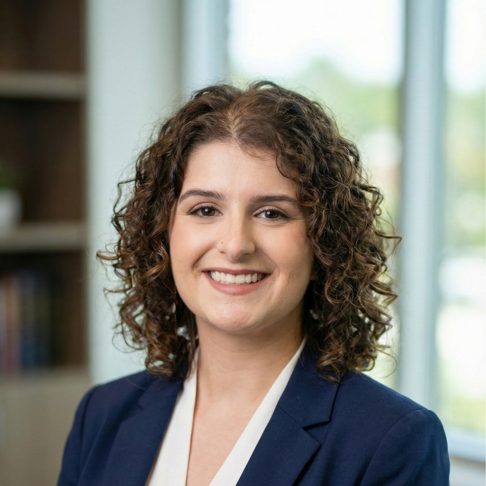 Image of Sky Santamaria in professional attire