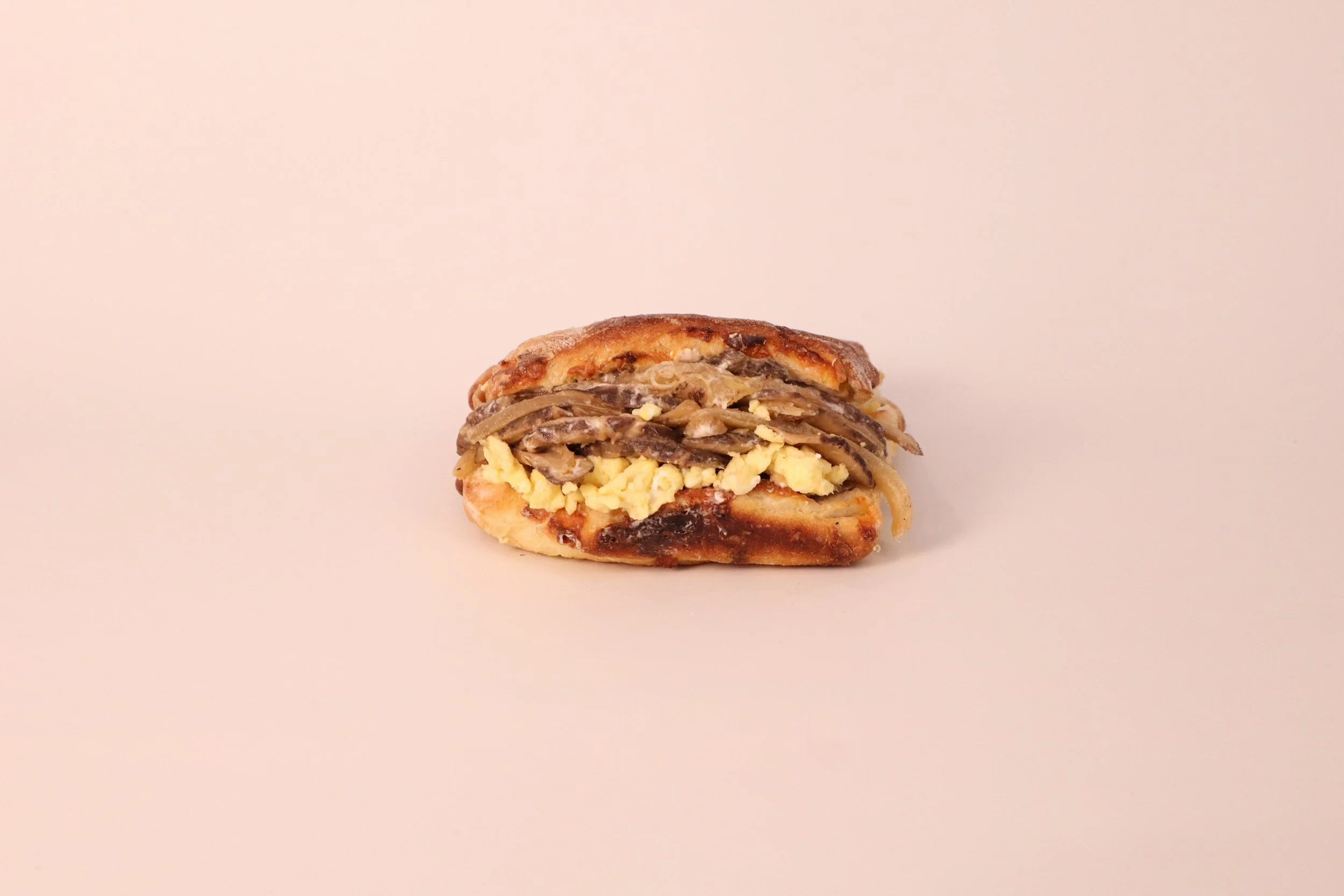 Ciabatta Egg Mushroom Sandwich