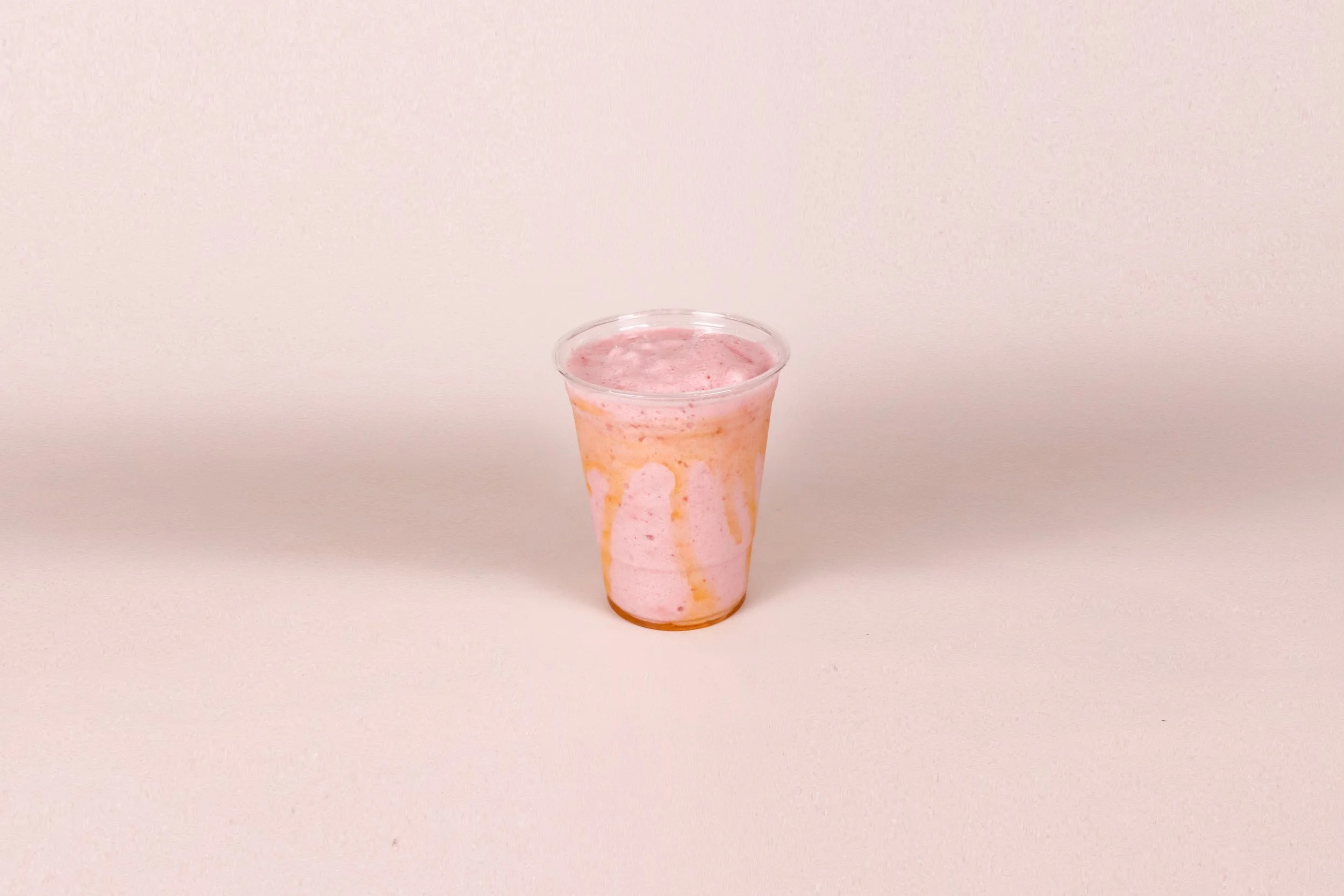 Real Strawberry Peach Smoothie
