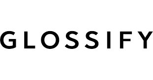 Glossify logo with black text on white background