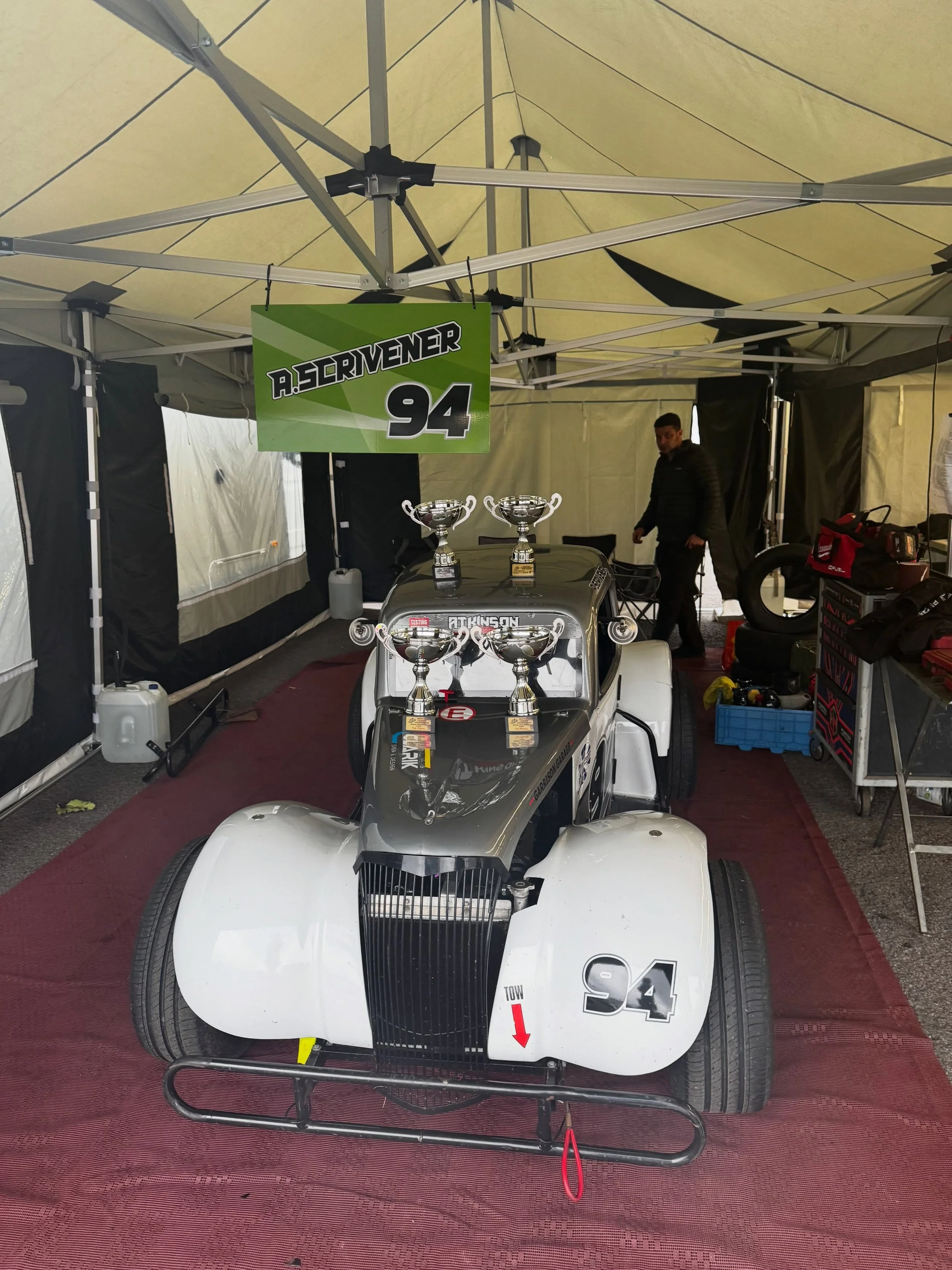 Quick phone pics as the Scottish Legends packed up after two days of epic racing. Might have been a shaky start, but the drivers certainly put on a show! 📸🏁 #ScottishLegends #BTCC #oultonparkracetrack #motorsport #trackside