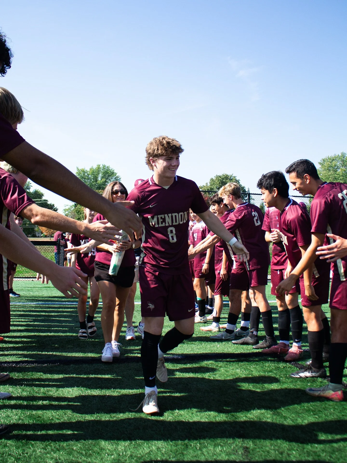 time flies 🕰️

@mendonsoccer celebrates senior day against arcadia