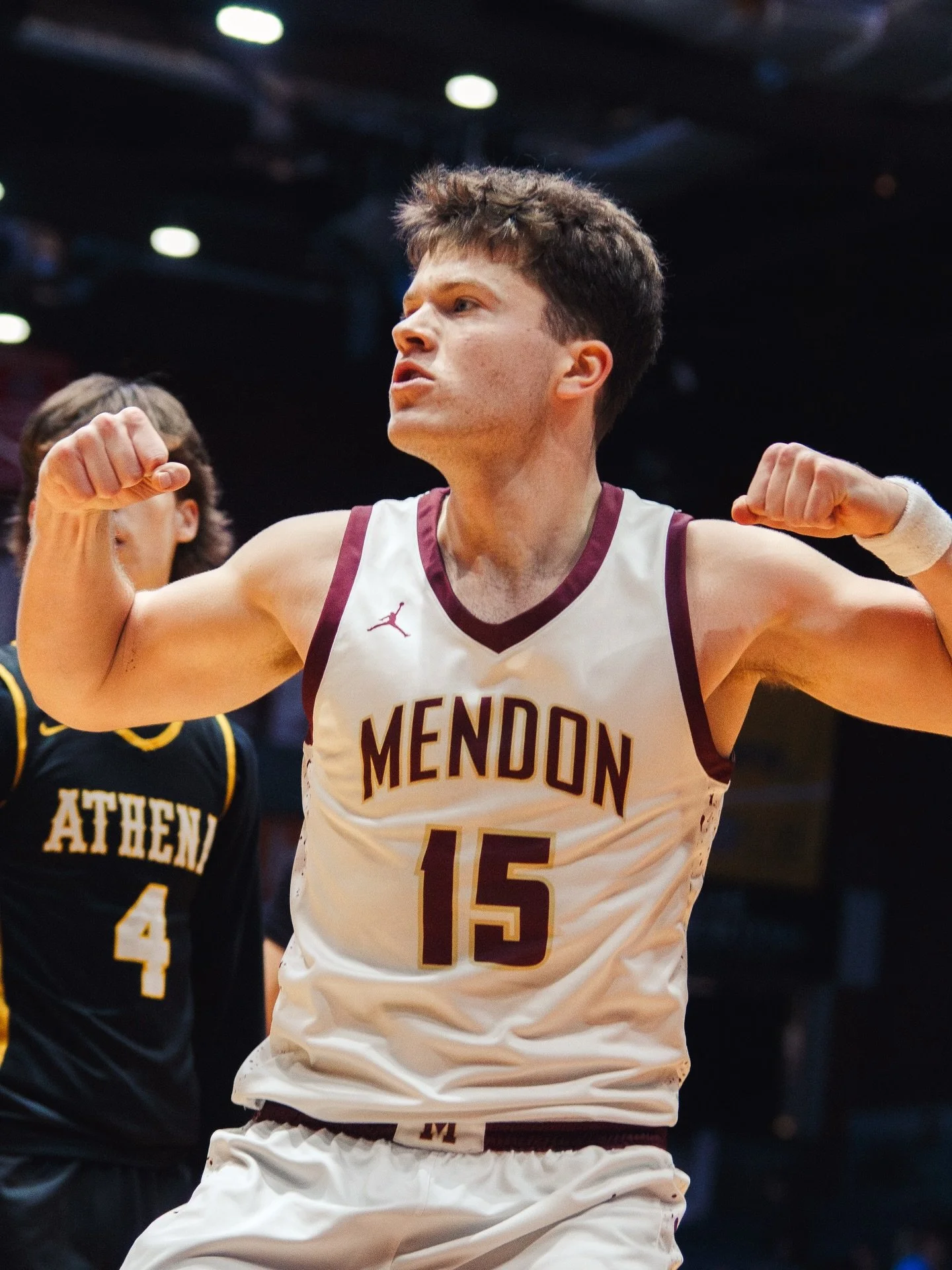 job finished? #bricked 

@mendonbball secures their first 🧱 since 2022