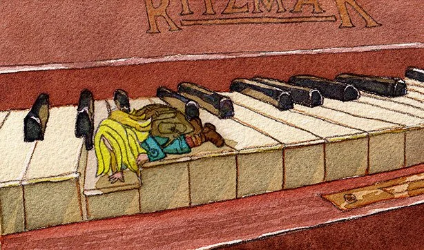 Watercolour and pencil illustration for "Not Lost Yet".