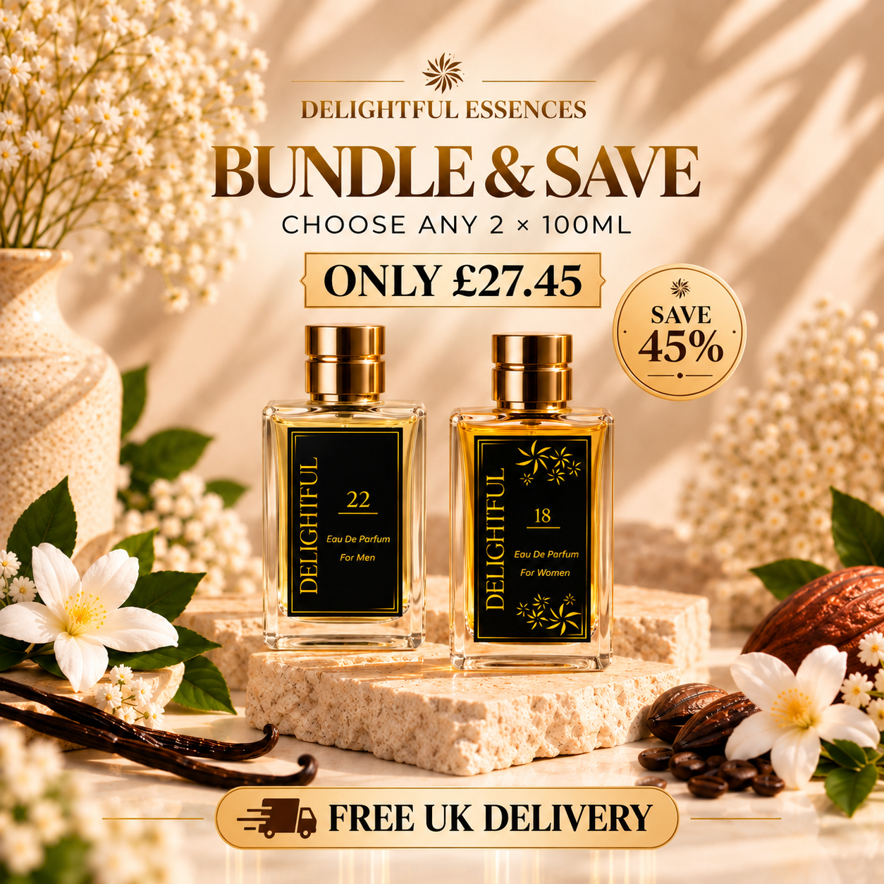 2 x 100ml Perfume Bundle – Choose Any 2