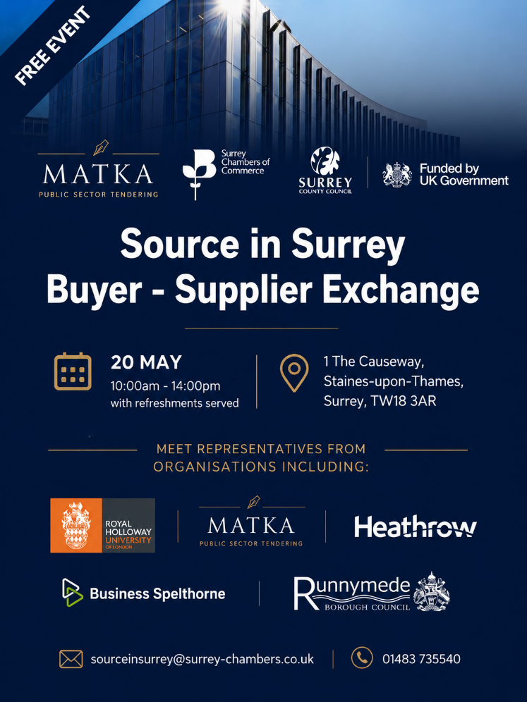 Are you a Surrey SME looking to grow your procurement reach?