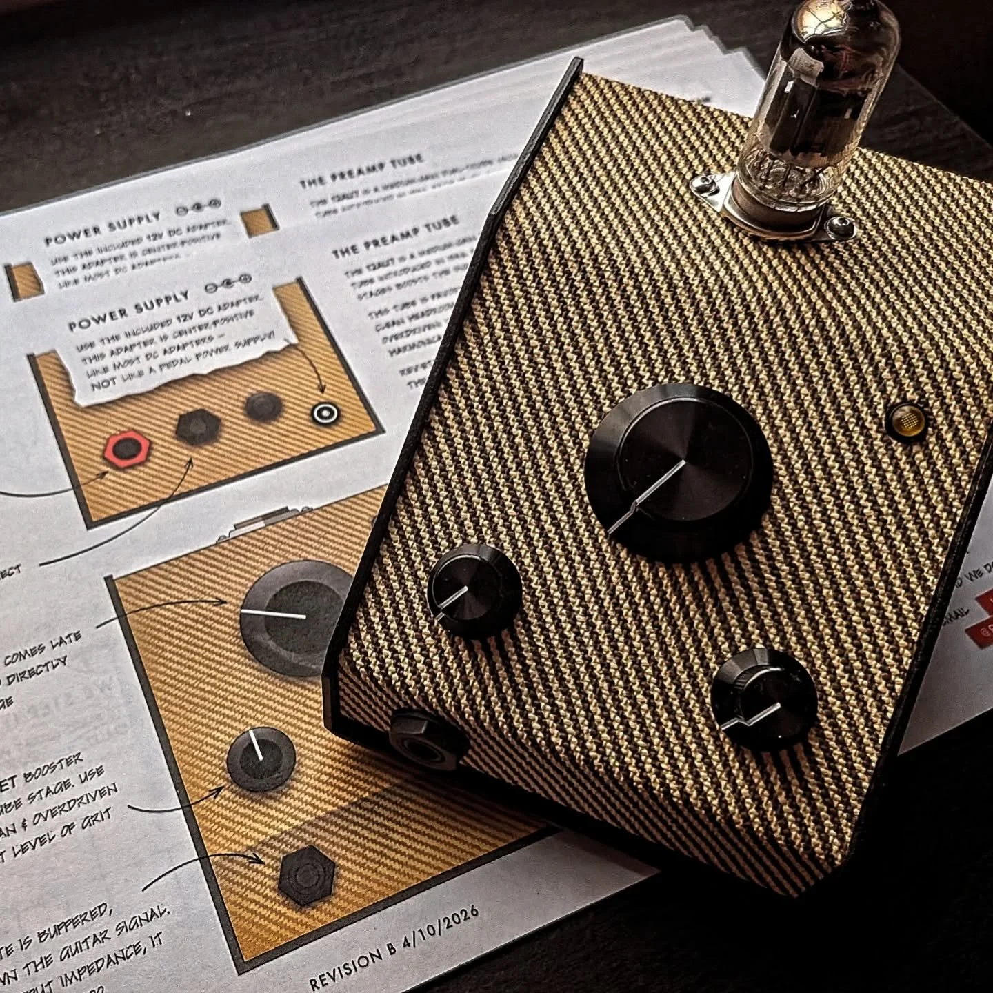 Revision B, with some newly-printed product inserts.