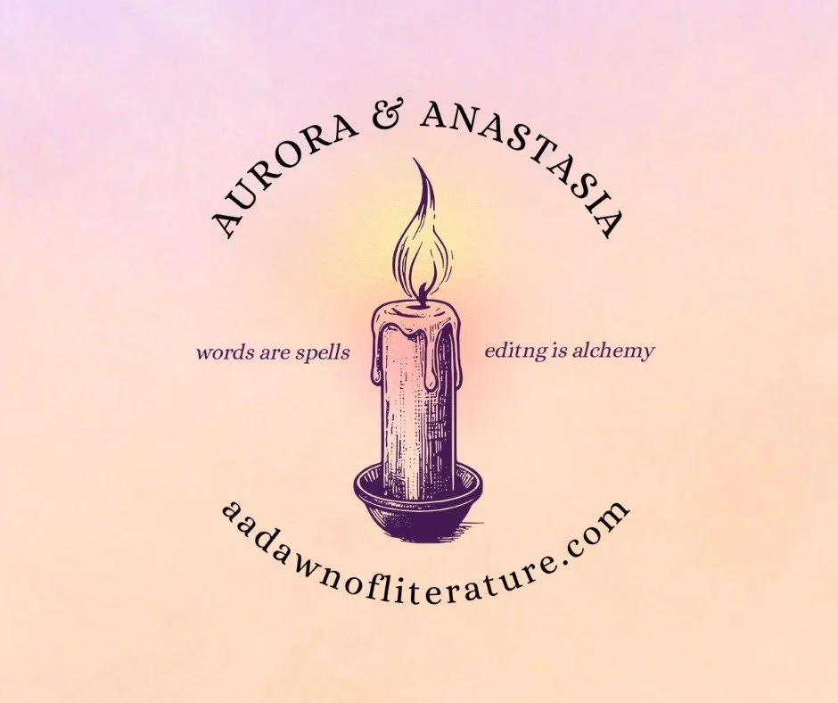 Welcome to your new editing and beta reading community... Aurora &amp; Anastasia! ✨

Aurora &amp; Anastasia was built from an idea that words are spells and editing is the alchemy. ✨🕯 Let us help you bring on the dawn of your work in progress. 🌇

W