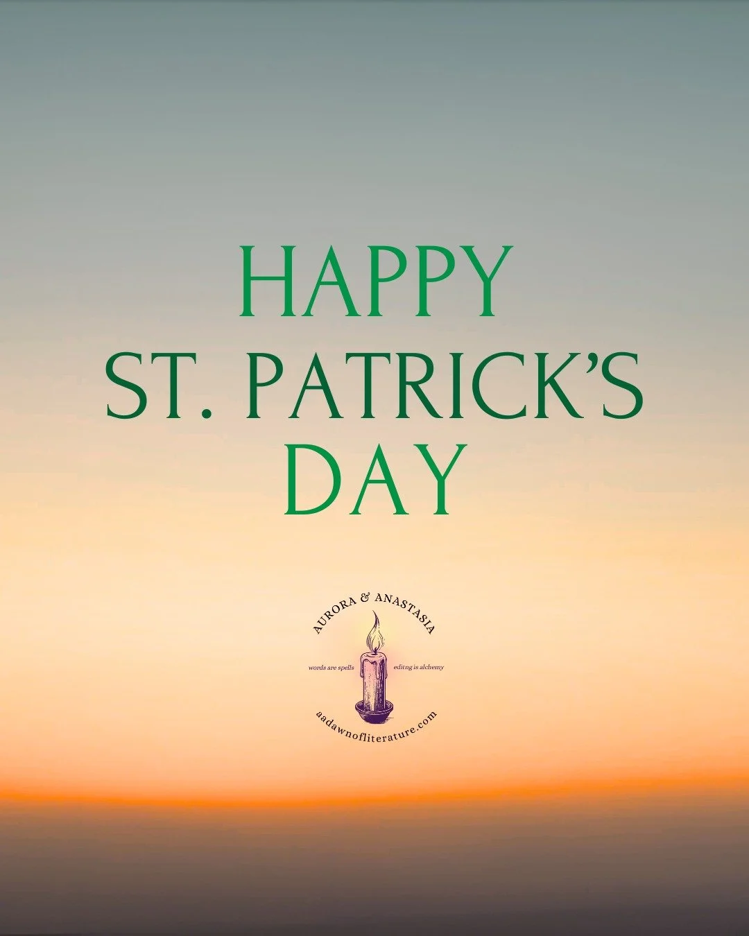 "St. Patrick's Day is an enchanted time -- a day to begin transforming winter's dreams into summer's magic." - Adrienne Cook ✨☘
-
#auroraandanastasia #dawnofliterature #writingcommunity