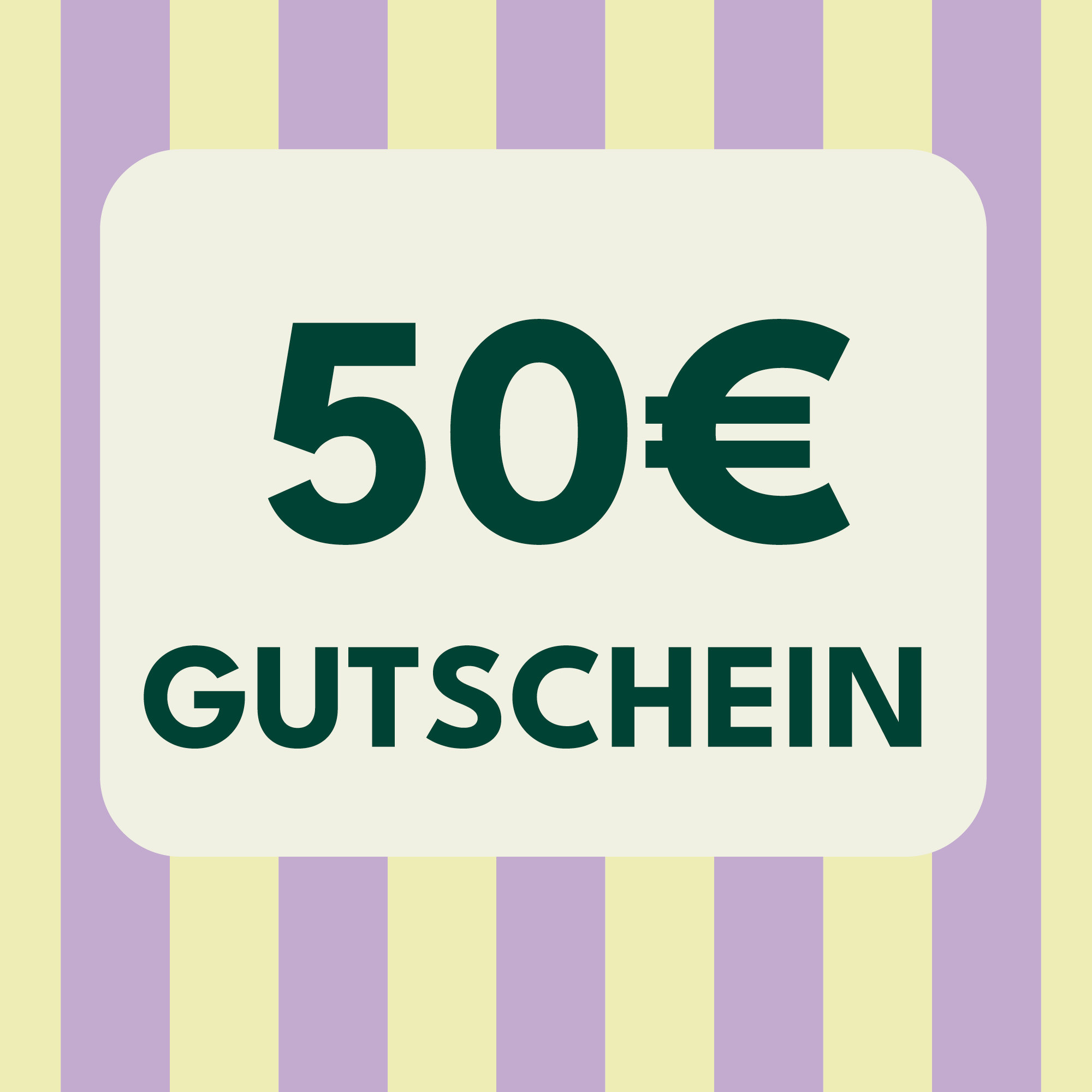 GUTSCHEIN 50€