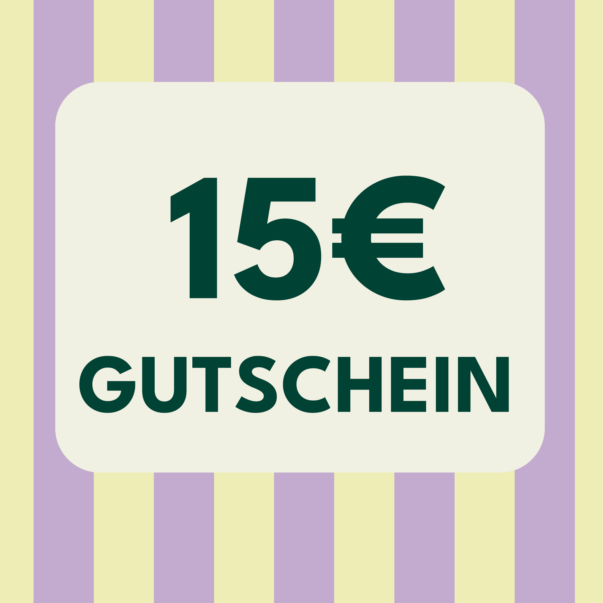 GUTSCHEIN 15 €