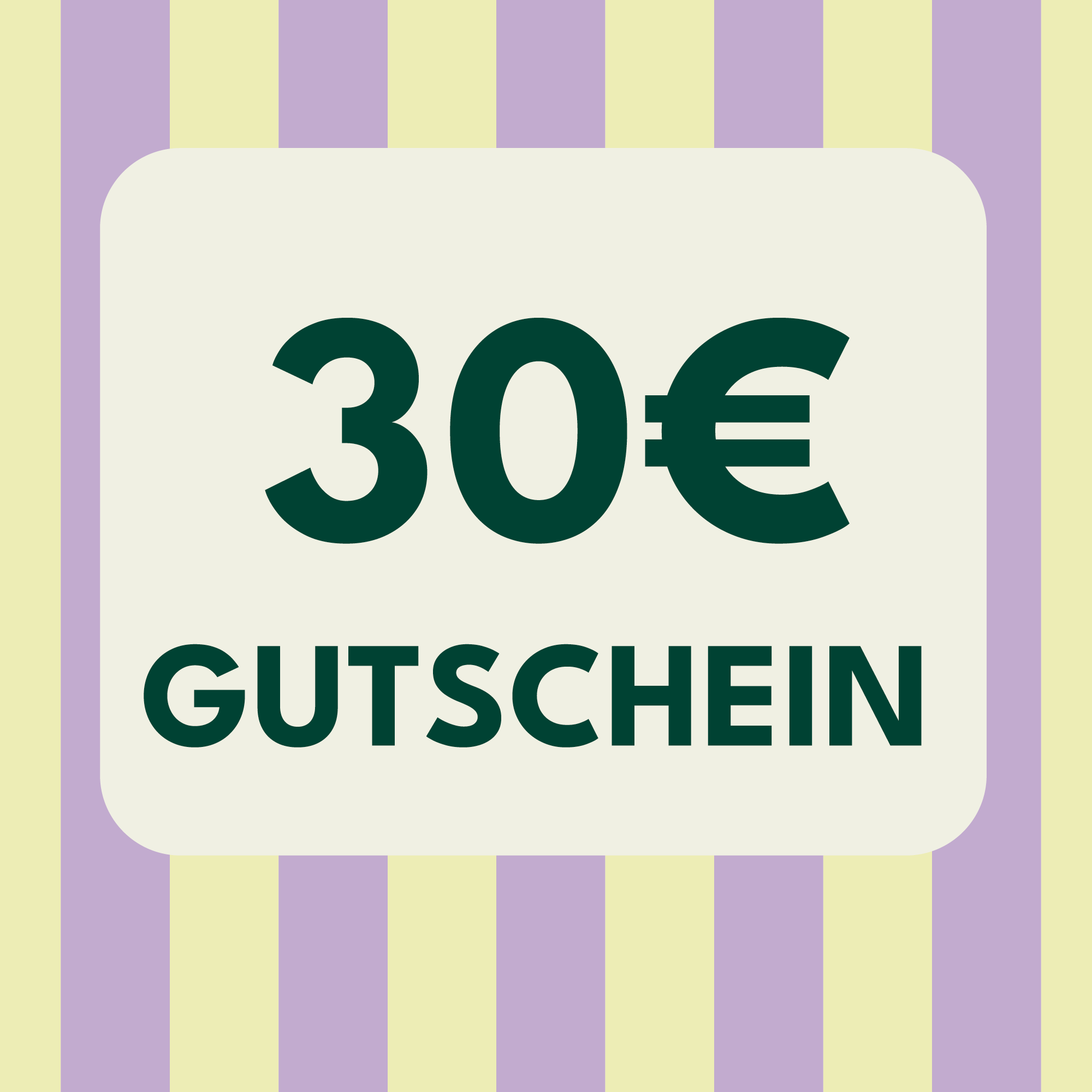 GUTSCHEIN 30€