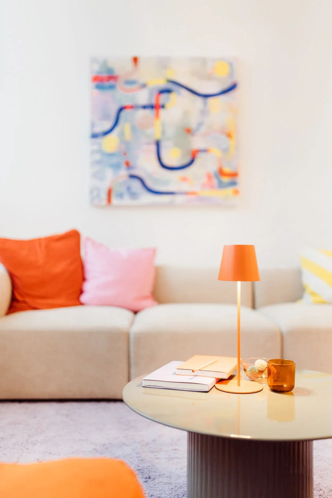 Ruhe-Ecke mit Sofa und Sesseln  im Atelier, entspannte Atmosphäre in Neheim-Hüsten (Arnsberg).