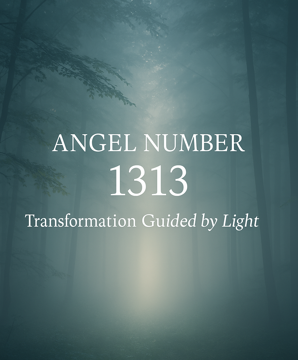 Angel Number 1313