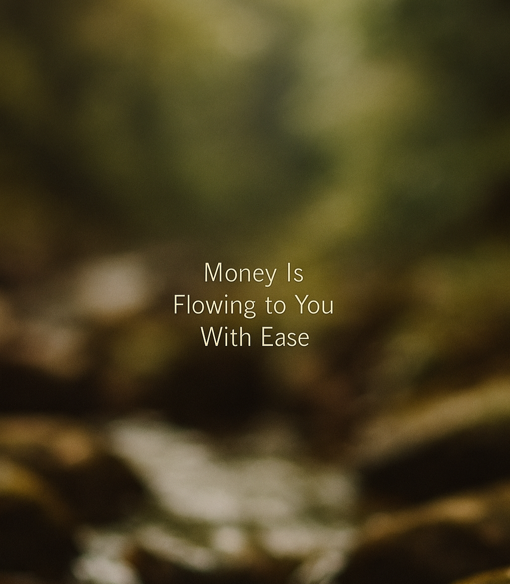 Money Is Flowing to You With Ease