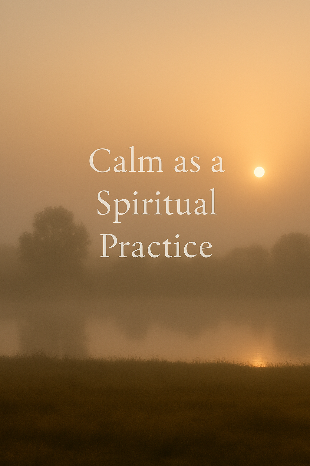 Calm as a Spiritual Practice