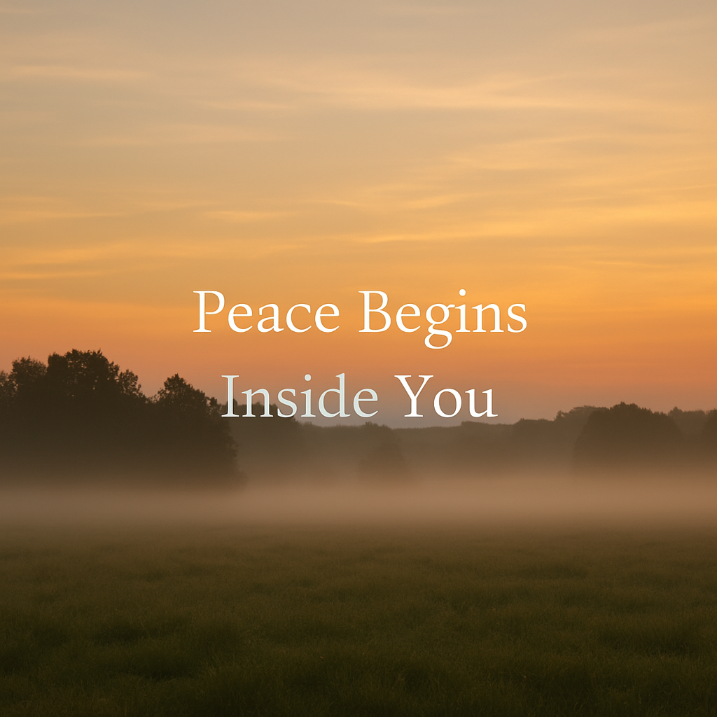 Peace Begins Inside You