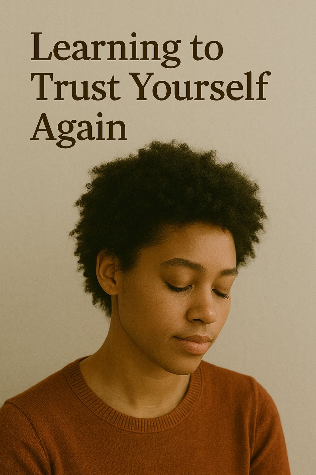 Learning to Trust Yourself Again
