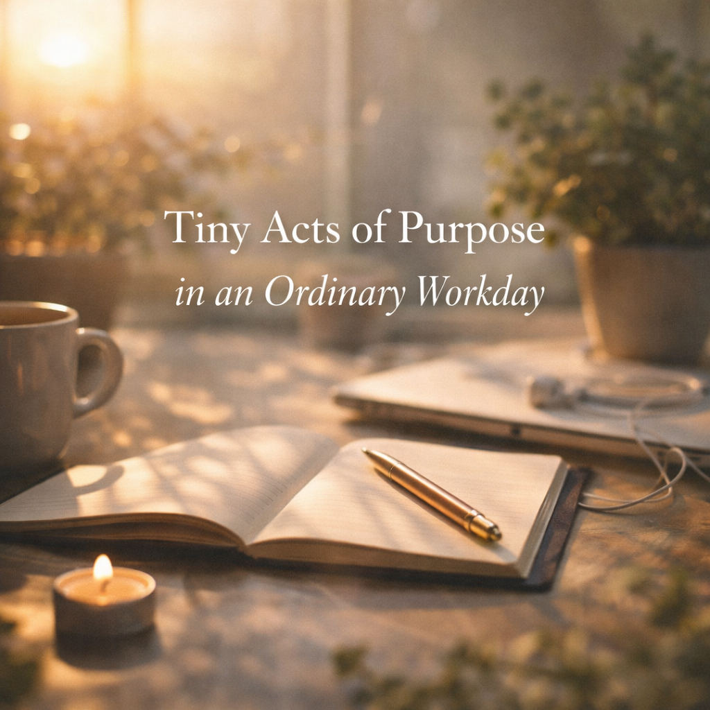 Tiny Acts of Purpose in an Ordinary Workday