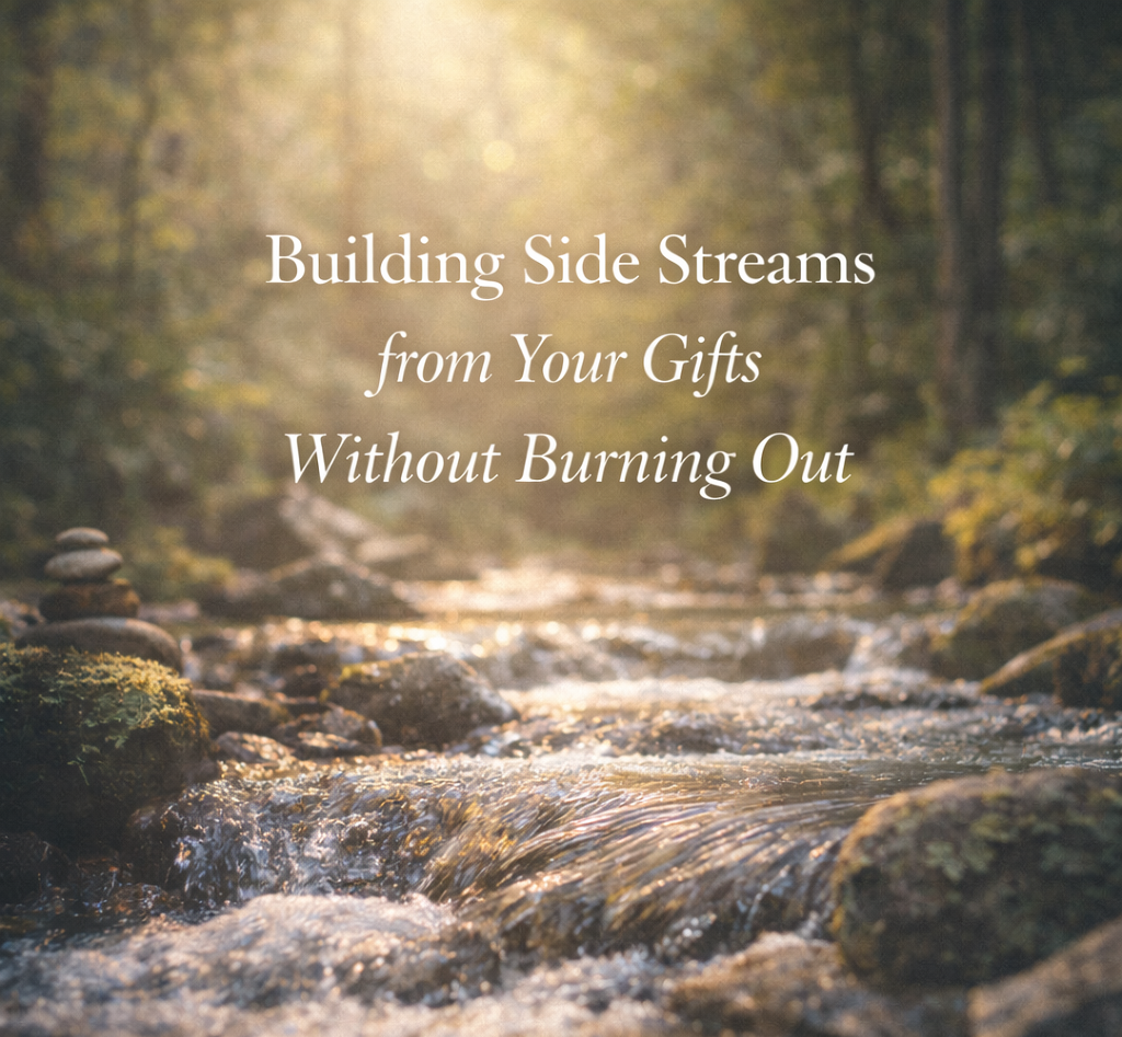 Building Side Streams from Your Gifts Without Burning Out